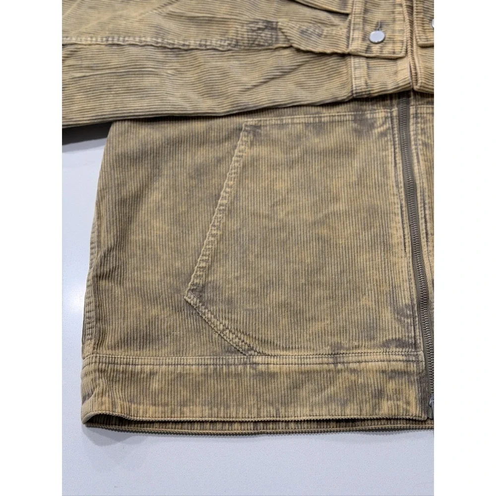 Jordan Flight Corduroy Chore Jacket Men's XL Tan IF1825-247 NWT